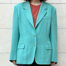 Load image into Gallery viewer, Giacca Max mara color turchese 90s