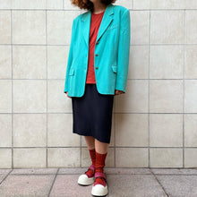Load image into Gallery viewer, Giacca Max mara color turchese 90s