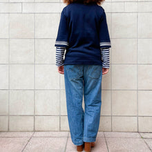 Load image into Gallery viewer, Cardigan sailor blu 80s