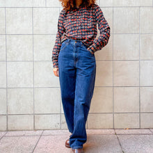 Load image into Gallery viewer, Camicia fauna flora nera 70s