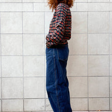 Load image into Gallery viewer, Camicia fauna flora nera 70s