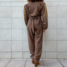 Load image into Gallery viewer, Completo sartoriale marrone e giallo 80s