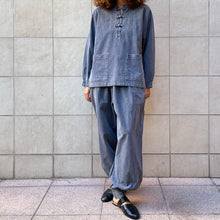 Load image into Gallery viewer, Hanbok "moderno" color nero mélange 90s
