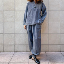 Load image into Gallery viewer, Hanbok "moderno" color nero mélange 90s