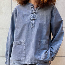 Load image into Gallery viewer, Hanbok "moderno" color nero mélange 90s