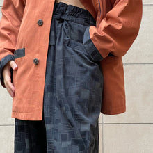 Load image into Gallery viewer, Hanbok moderno bicolore ruggine/nero