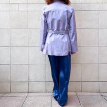 Load image into Gallery viewer, Giacca pelle lilla 90s