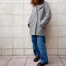 Load image into Gallery viewer, Caban coat Max Mara grigio melange 2000s