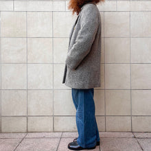 Load image into Gallery viewer, Caban coat Max Mara grigio melange 2000s