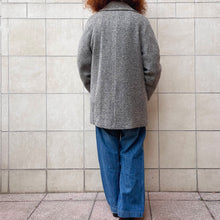 Load image into Gallery viewer, Caban coat Max Mara grigio melange 2000s