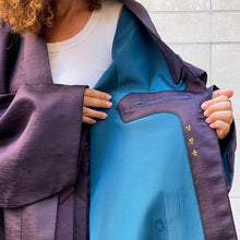 Load image into Gallery viewer, Hanbok maschile color viola melanzane vintage