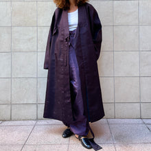 Load image into Gallery viewer, Hanbok maschile color viola melanzane vintage