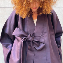 Load image into Gallery viewer, Hanbok maschile color viola melanzane vintage