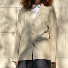 Load image into Gallery viewer, Giacca color beige 90s