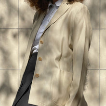 Load image into Gallery viewer, Giacca color beige 90s