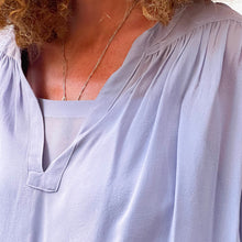 Load image into Gallery viewer, Completo top, blusa e gonna in chiffon di seta, 70s