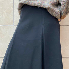 Load image into Gallery viewer, Gonna sartoriale nera 70s