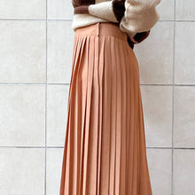 Load image into Gallery viewer, Gonna sartoriale plissettata 70s
