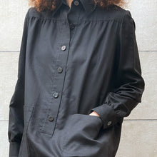 Load image into Gallery viewer, Abito a camicia Loris Abate color nero 2000s