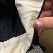 Load image into Gallery viewer, Tuxedo a tre pezzi in lana nero 1957