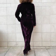 Load image into Gallery viewer, Completo in velluto viola , sz 42