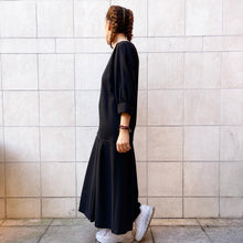 Load image into Gallery viewer, Vestito Barneys New York , nero in lana , sz 42 80s