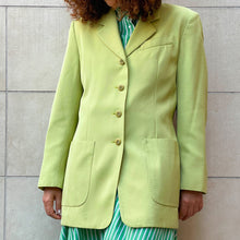 Load image into Gallery viewer, Giacca MaxMara verde lime 90s