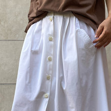 Load image into Gallery viewer, Gonna sartoriale bianca 80s
