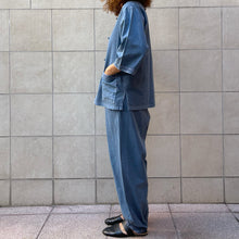 Load image into Gallery viewer, Hanbok “moderno" color indaco 90s