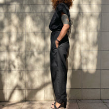 Load image into Gallery viewer, Tuta nera 80s