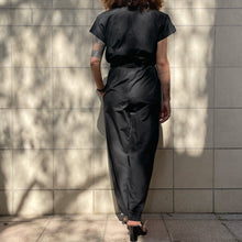 Load image into Gallery viewer, Tuta nera 80s