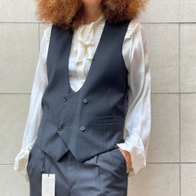 Load image into Gallery viewer, Tuxedo sartoria Abla Nicola Blasi a righe in 100% seta 70s