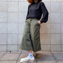 Load image into Gallery viewer, Camicia Basile nera seta 80s