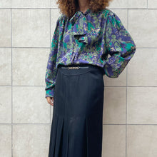 Load image into Gallery viewer, Camicia multicolor in seta 80s