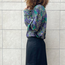 Load image into Gallery viewer, Camicia multicolor in seta 80s