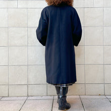 Load image into Gallery viewer, Cappotto Marina Rinaldi blu scuro 80s