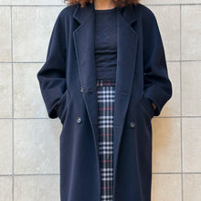 Load image into Gallery viewer, Cappotto Marina Rinaldi blu scuro 80s