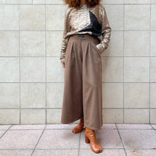Load image into Gallery viewer, Gonna pantalone marrone chiaro 80s
