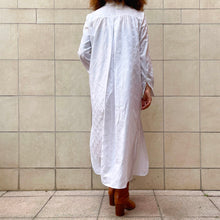 Load image into Gallery viewer, Abito camicia bianco Loris Abate 2000s