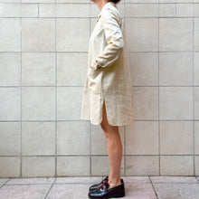 Load image into Gallery viewer, Mini abito a camicia color vaniglia 2000s