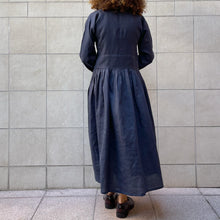 Load image into Gallery viewer, Hanbok abito blu sartoriale