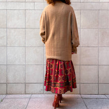 Load image into Gallery viewer, Cardigan 100% cammello oversize 90s