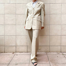 Load image into Gallery viewer, Completo check beige 90s