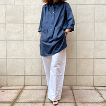 Load image into Gallery viewer, Mini abito a camicia Loris Abate color blu2000s
