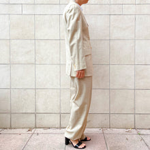 Load image into Gallery viewer, Completo check beige 90s