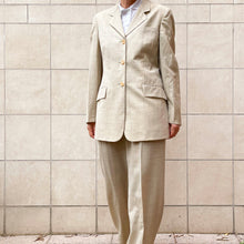 Load image into Gallery viewer, Completo check beige 90s
