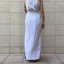 Load image into Gallery viewer, Gonna lunga Loris Abate bianca 80s