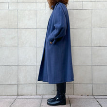 Load image into Gallery viewer, Cappotto Blu avio pastello 80s