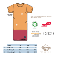 Load image into Gallery viewer, Mollami Dress Ocra/Marsala con martingala verde bottiglia