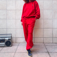 Load image into Gallery viewer, Tuta Chemise Lacoste rossa 80s